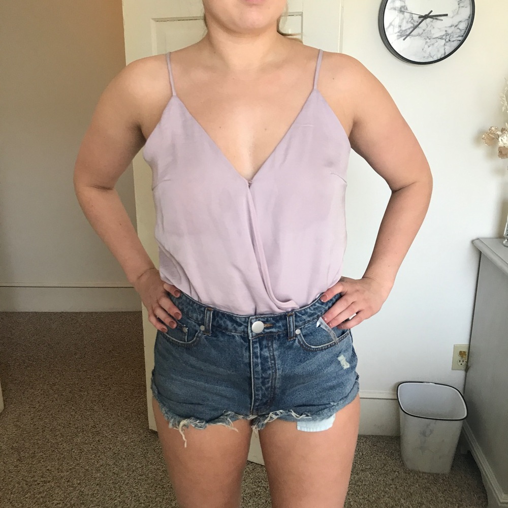 Violet Body Suit